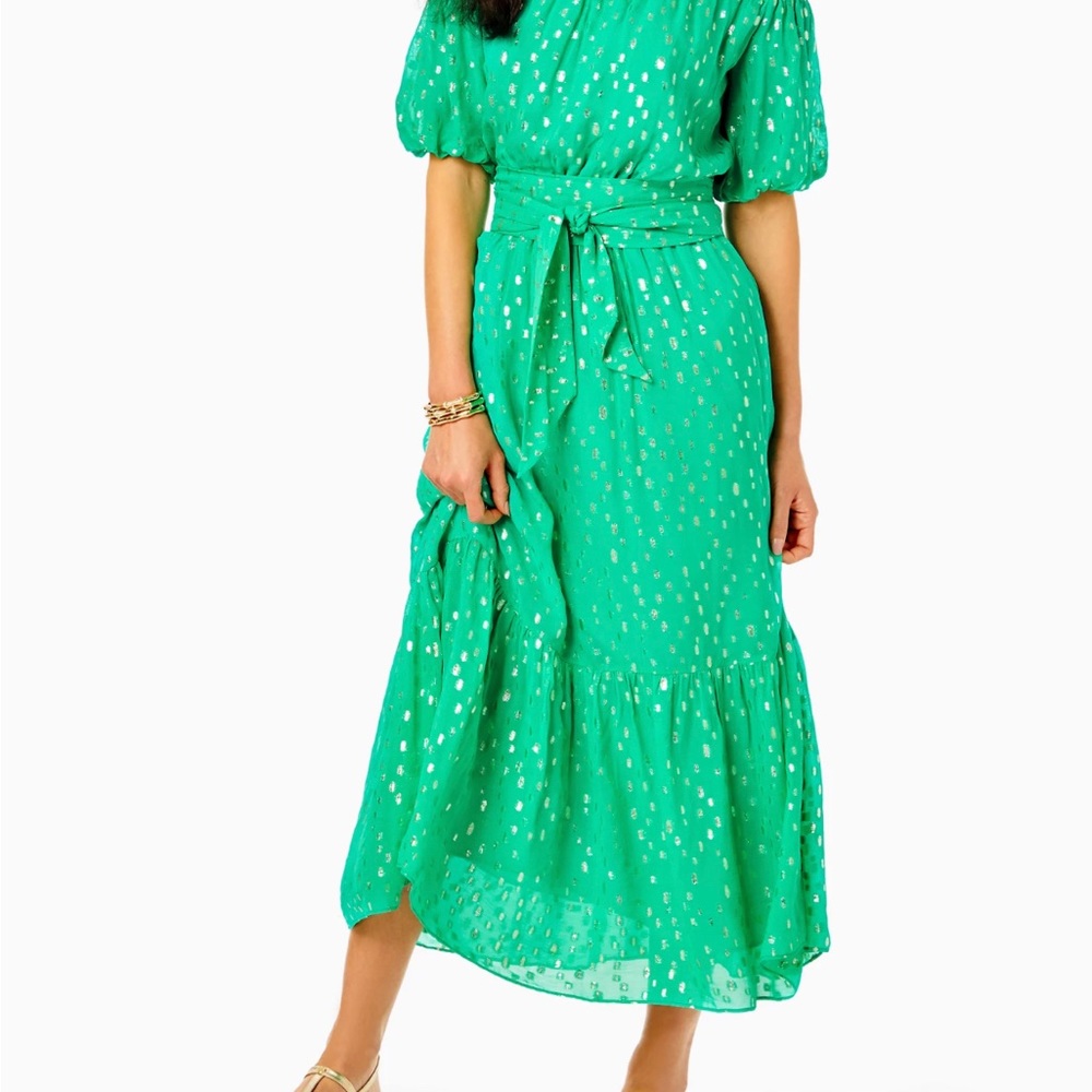 Lily Pulitzer Tami off the shoulder dress NWT XXS